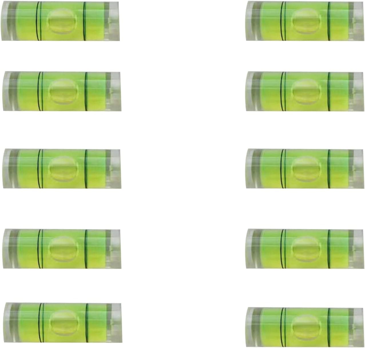 10pcs Mini Level Picture Hanging Spirit Bubble Level, 10x10x29mm Square Level Mark Measuring Tools