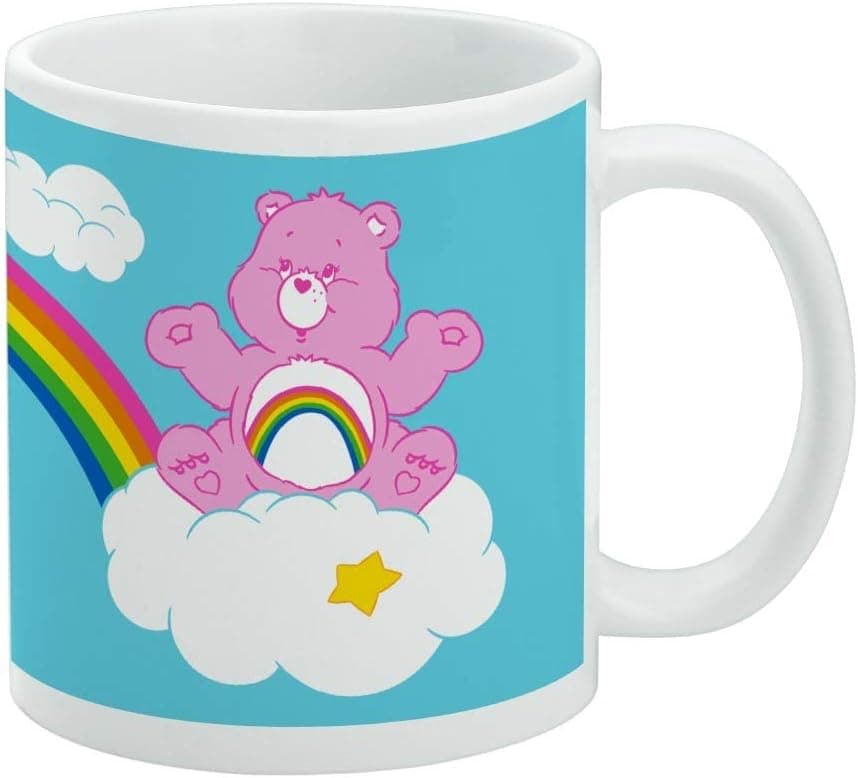 GRAPHICS & MORE Care Bears Cheer Bear Ceramic Coffee Mug, Novelty Gift Mugs for Coffee, Tea and Hot Drinks, 11oz, White