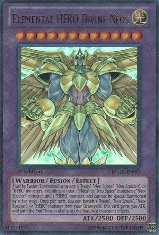 YU-GI-OH! - Elemental Hero Divine Neos (LCGX-EN077) - Legendary Collection 2 - 1st Edition - Ultra Rare