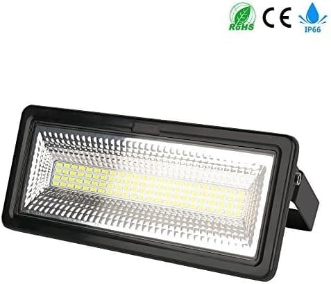 50W LED Flood Light, 3000K, IP66 Waterproof Super Bright Outdoor Work Light, Security Floodlights for Garage, Garden, Hotel, Lawn and Yard