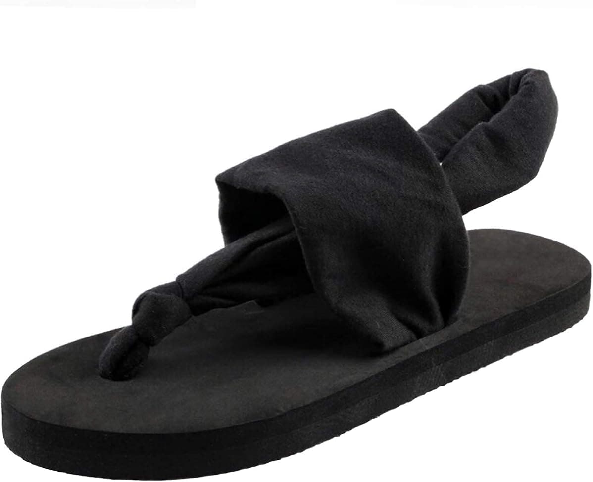 Donpapa Womens Flat Sandals Flip Flops Yoga Sling