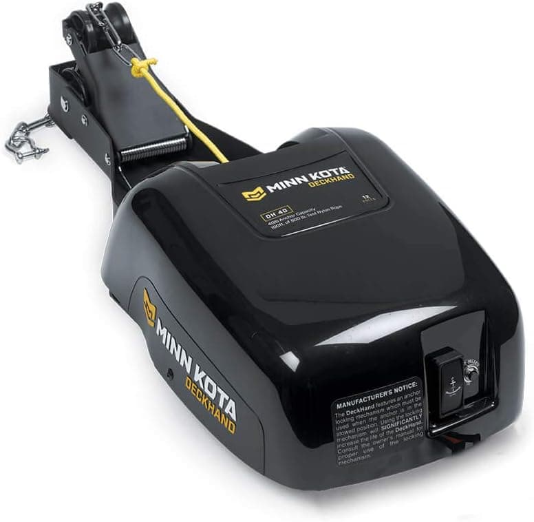 Minn Kota 1810140 DH 40 Deckhand Electric Anchor Winch, 40 lb Anchor Capacity