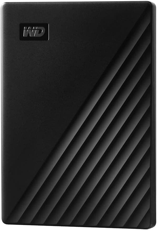 WD 5TB My Passport Portable External Hard Drive with backup software and password protection, Black - WDBPKJ0050BBK-WESN