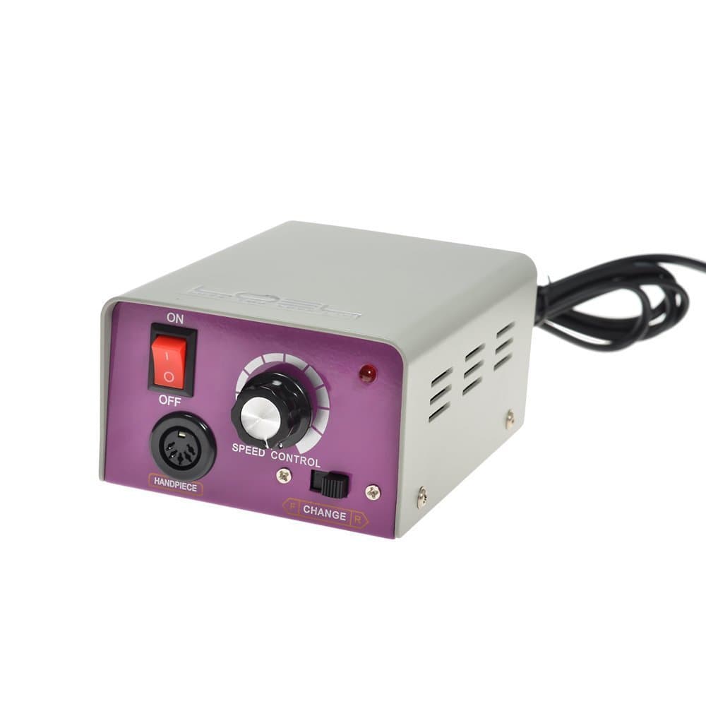 T&J WORLD TM High Quality Manicure Pedicure Nail Drill up to 25,000 RPM with Rhinestones Wheel and 20pcs Sanding bands