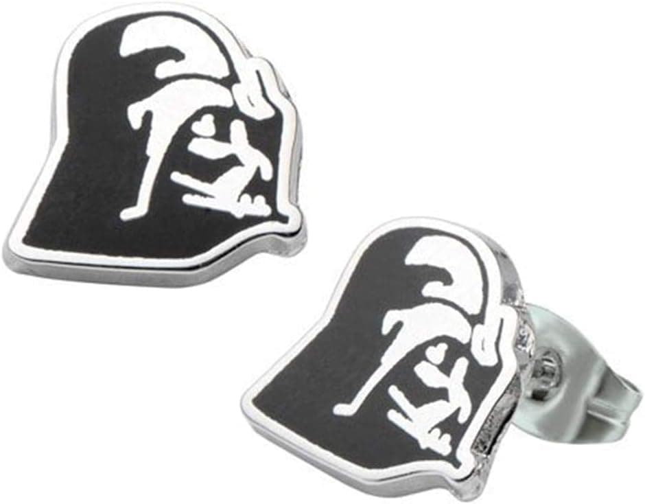 Star Wars Darth Vader Enamel Stud Earrings