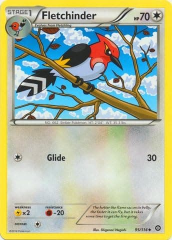Pokemon - Fletchinder (95/114) - XY Steam Siege
