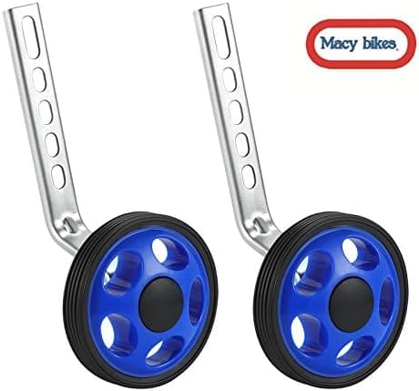 MacyHS Training Wheels for Children's Bicycle stabiliser(for 12 14 16 18 20 inch Bike) (Blue328)
