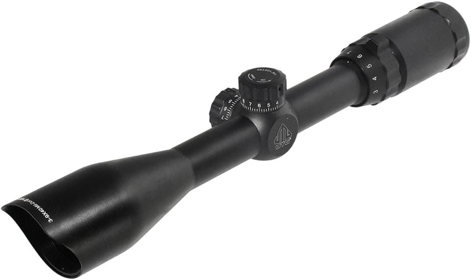 UTG 3-9X40 1" TF2+ Scope, Mil-dot, w/ Rings, Adj@100Yds