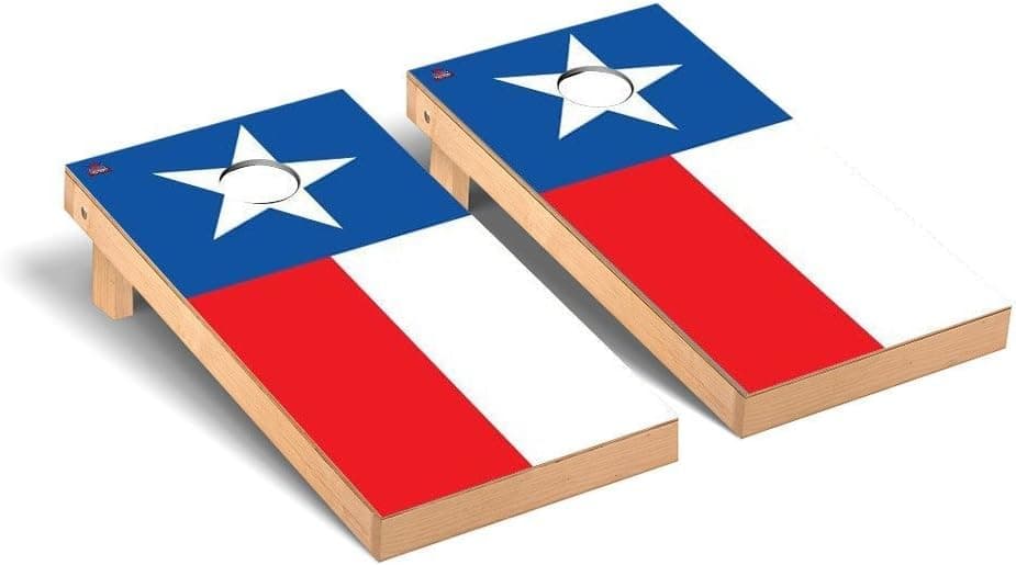 Victory Tailgate Texas Flag Themed Cornhole Bean Bag Toss Game