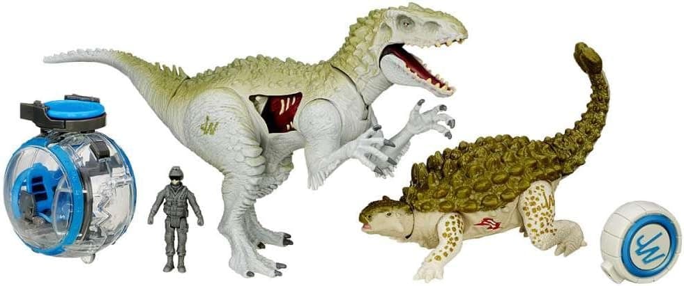Jurassic World Capture Vehicle Indominus Rex vs Ankylosaurus Exclusive Vehicle Set