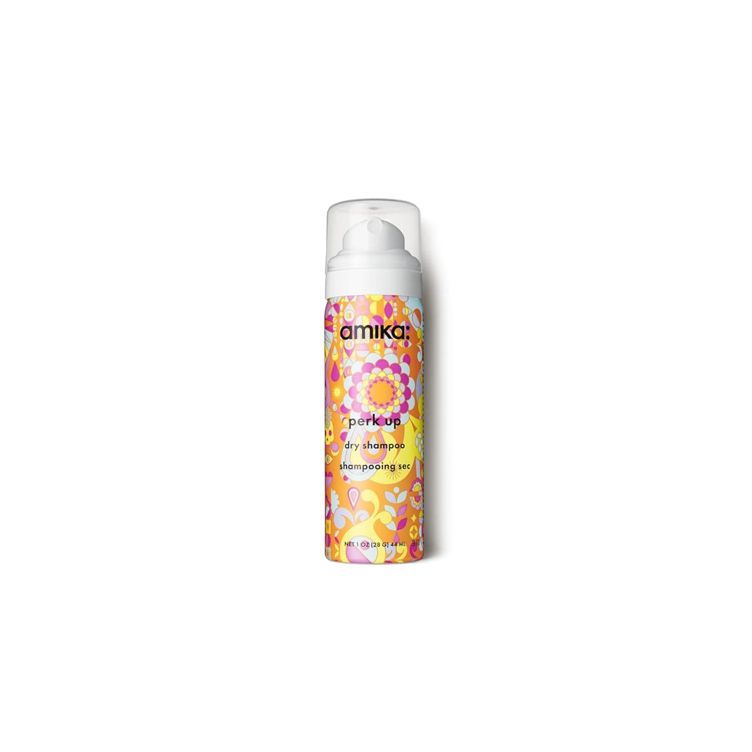 amika Perk Up Dry Shampoo for Any Hair Color from Dark Brunette to Light Blonde Talc and Aluminum Free No White Residue No Sulfates Parabens or Phthalates Travel Size 1 oz