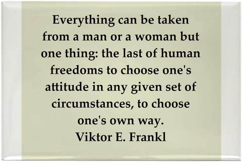 CafePress Viktor Frankl Quote Rectangle Magnet, 3"x2" Refrigerator Magnet