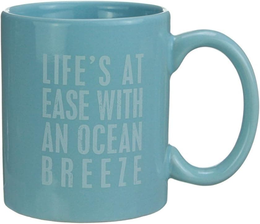 "Ocean Breeze" Coffee Mug, 4" X 3.25"