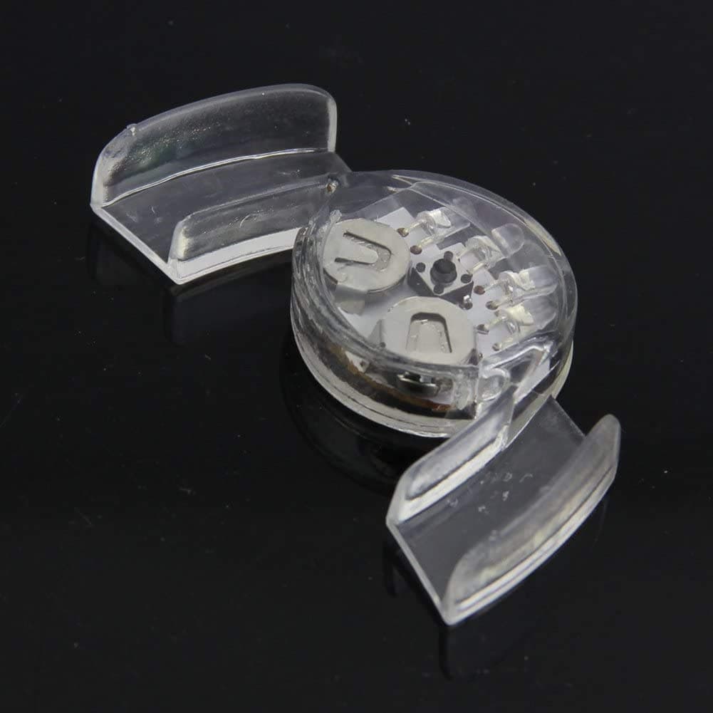 2 pieces Flashing Mouth Teeth Guard Mouthpiece Multi Color LED Light up Gadget Filler Party Glow Gift