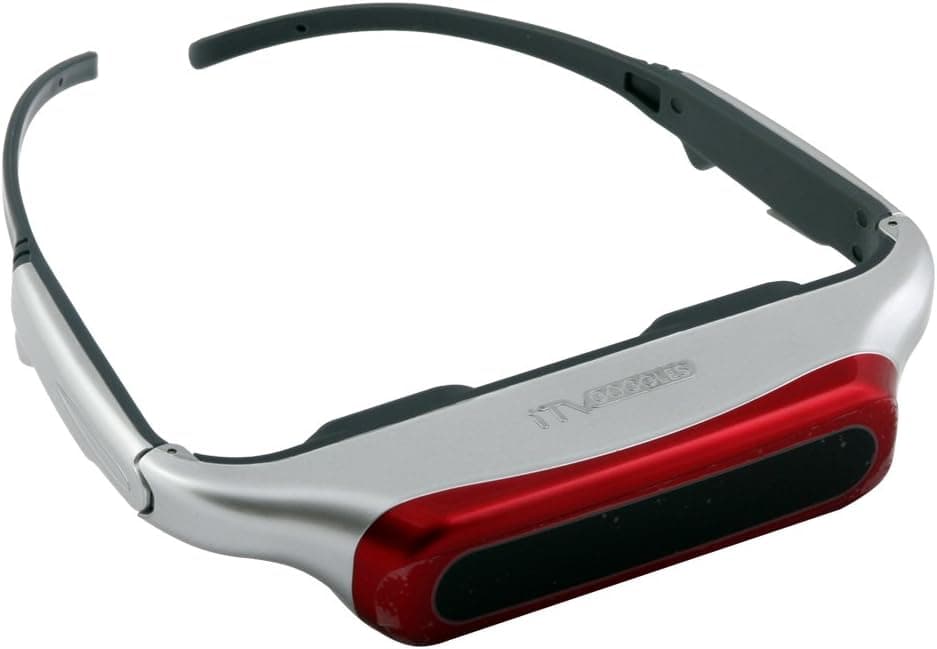 iTV Goggles with 80-Inch Virtual Hi-Resolution Screen and 3D Capability for 3D Movies