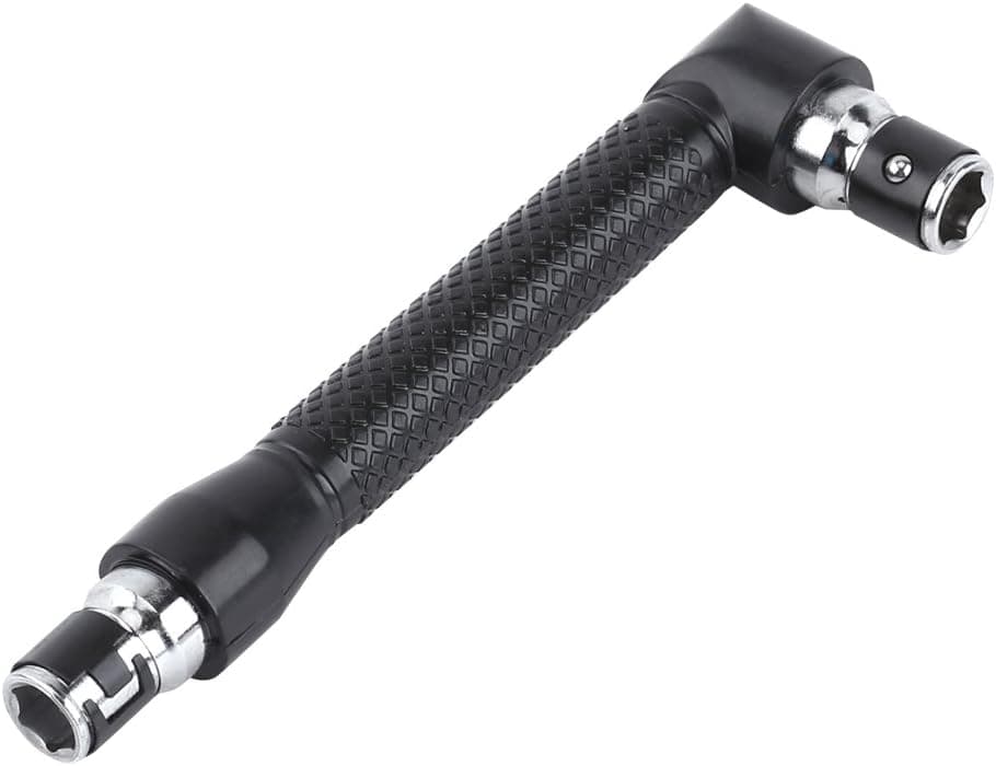 L-Shape 1/4 Inch Hex Socket Wrench Double Head 90 Degree Right Angle Screwdriver Bits Hand Tool