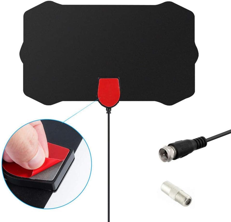 HDTV Antenna HD Digital Indoor TV Antenna,Colorfulworld 200 Miles Ultra Thin Professional TV Antenna Support 4K 1080P for All HDTV Includes Coaxial Cable