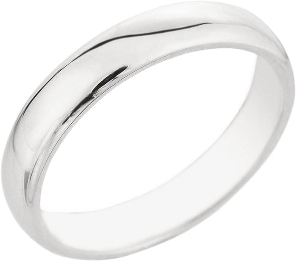 925 Sterling Silver 4 mm Thumb Ring