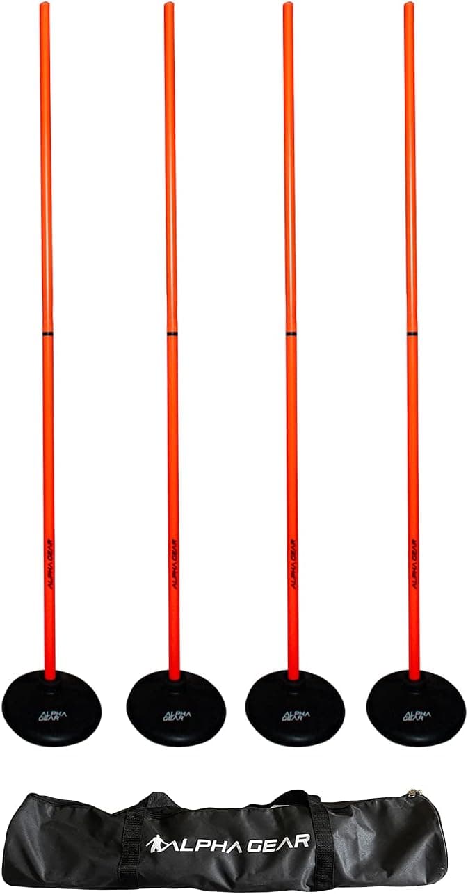 Gear FC Speed and Agility Turf Training Poles (Orange)