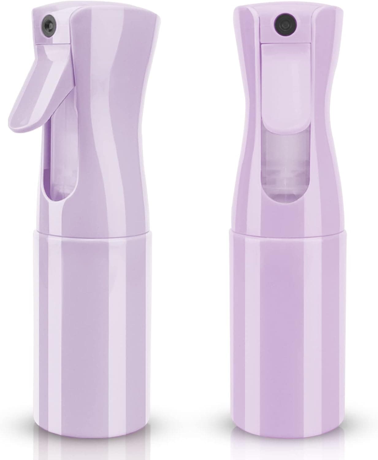 Shyuzi Continuous Fine Mist Spray Bottles,2Pcs 160ml(5.4oz) Empty Water Mister Ultra Fine Spray Bottle for Hair Styling, Cleaning, Plants, Misting, Skin Care, BPA Free