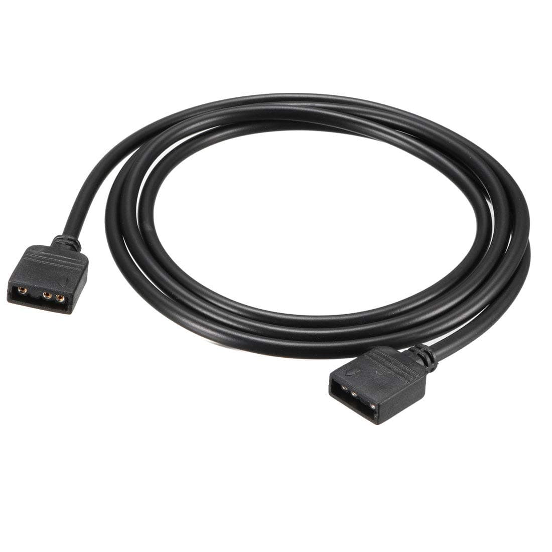 uxcell ARGB Splitter Cable Female to Female 3 Pin Extension Connector Cord Wire for 5050 3528 LED Light Strips 1M Length