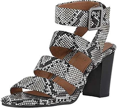 Vionic Women's Perk Blaire Open Toe Heel - Ladies Strappy Sandal with Concealed Orthotic Arch Support