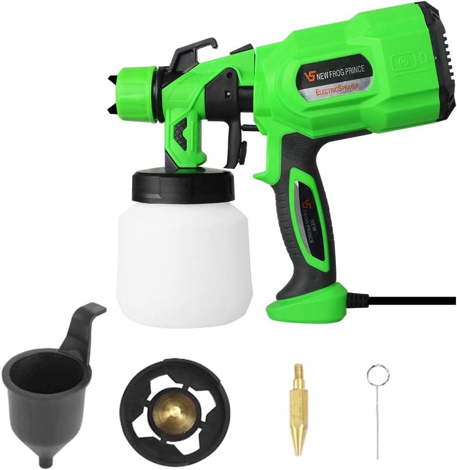 SINPPA Paint Sprayer, 650 Watt High Power Home Electric Spray Gun, 3 Nozzle Sizes, Lightweight, Easy Spraying and Cleaning Perfect for Tables, Chairs, Fences, Interior Walls and Crafts