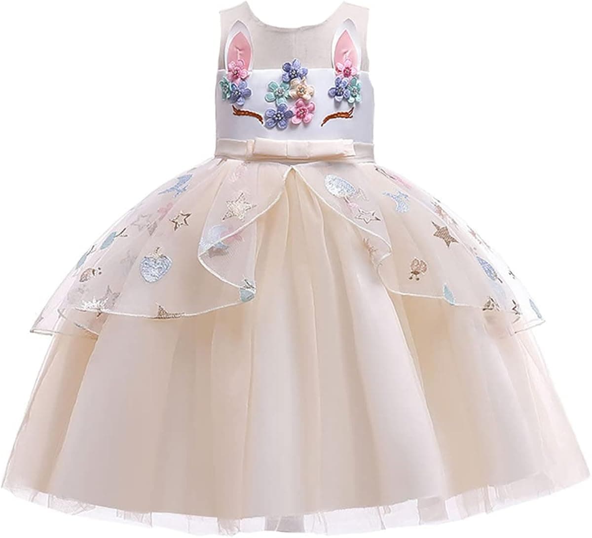 Aplusfull Girl Flower Dress Formal Birthday Party Evening Tutu Ball Gowns