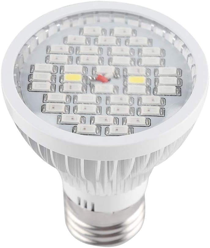 30W LED Plant Grow Light Bulb E27, Full Spectrum 40 LED Indoor Plants Growing Light Bulb Lamp for Vegetables Greenhouse and Hydroponic