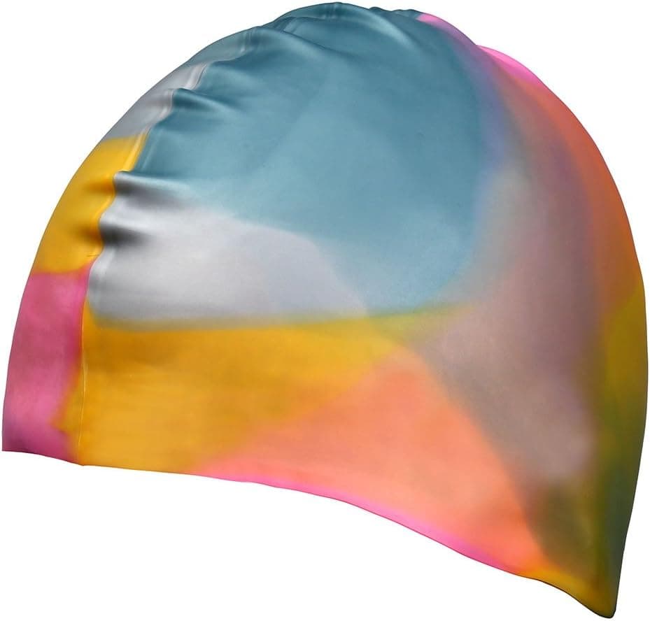 UKEE Silicone Swimming Cap 3D Silicone Design, Odorless, Non-Toxic, Silicone Elastic and Durable Swimming Cap for Adults and Men and Adults - Keep Hair Clean and Dry