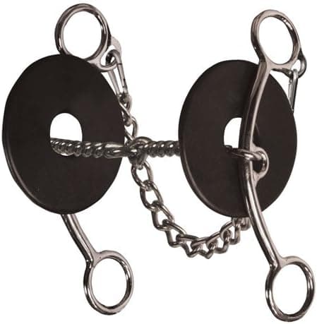 The Brittany Pozzi Collection by Professionals Choice Equine Twisted Wire Snaffle Bit Silver