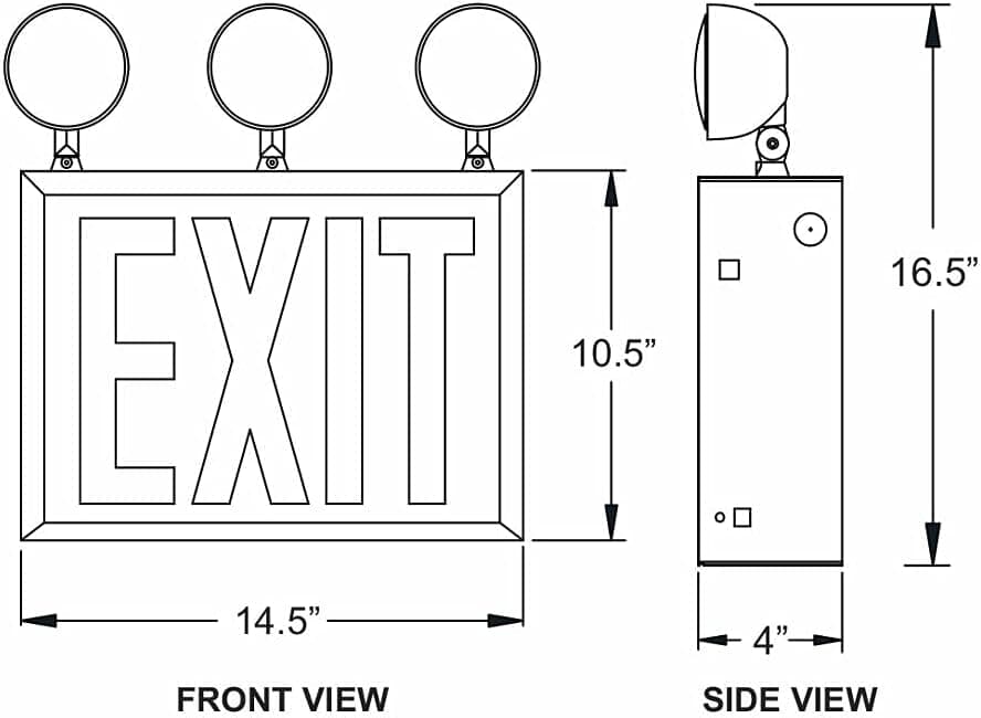 New York City Exit Sign Combo