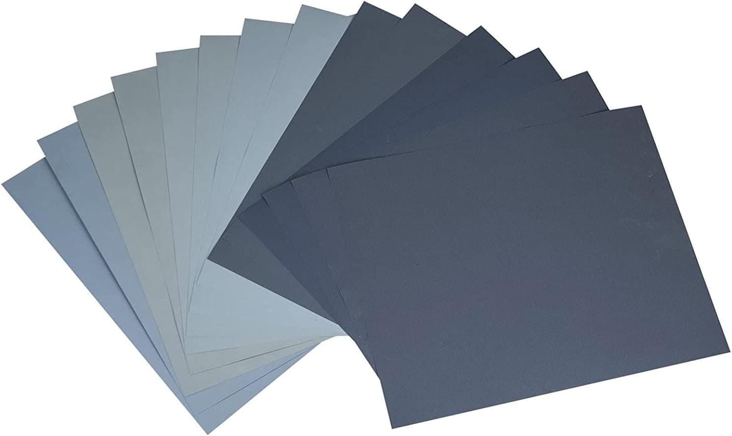 POWERTEC 471002V 9" by 11" Wet Dry Sandpaper, Assorted Grit, 2 of Each 800/1000/1200/1500/2000/2500/3000-14 PK