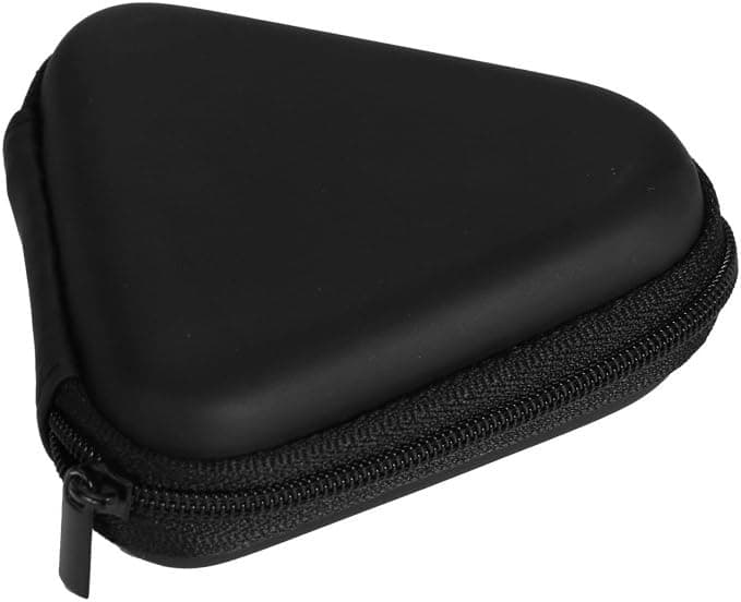 PlayMaty Mini Storage Box for Hand Spinners Fidget Spinner Toy for Adults Black Triangle Earphone Bag