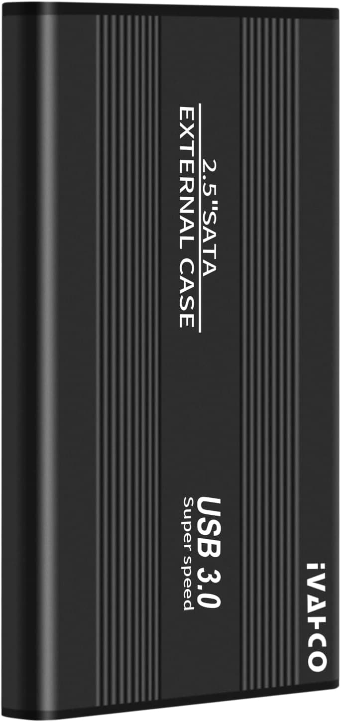 IVAHCO 750GB 2.5 Inch Ultra Slim Portable External Hard Drive USB 3.0 HDD Storage Compatible for PC, Mac,Desktop, Laptop,Xbox,Xbox One,Playstation 4