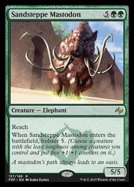 Magic The Gathering - Sandsteppe Mastodon (137/185) - Fate Reforged - Foil