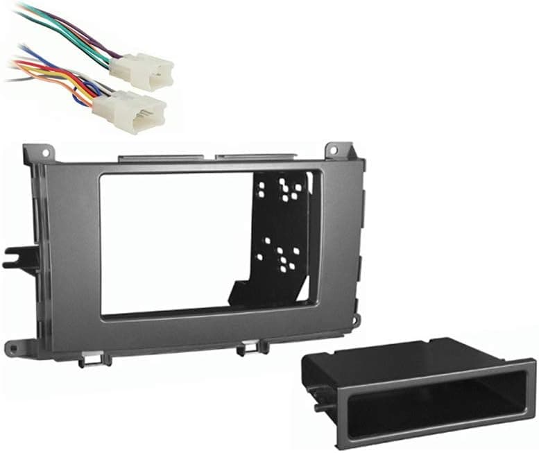 Compatible with Toyota Sienna 2011 2012 2013 2014 Multi DIN Stereo Harness Radio Install Dash Kit Package