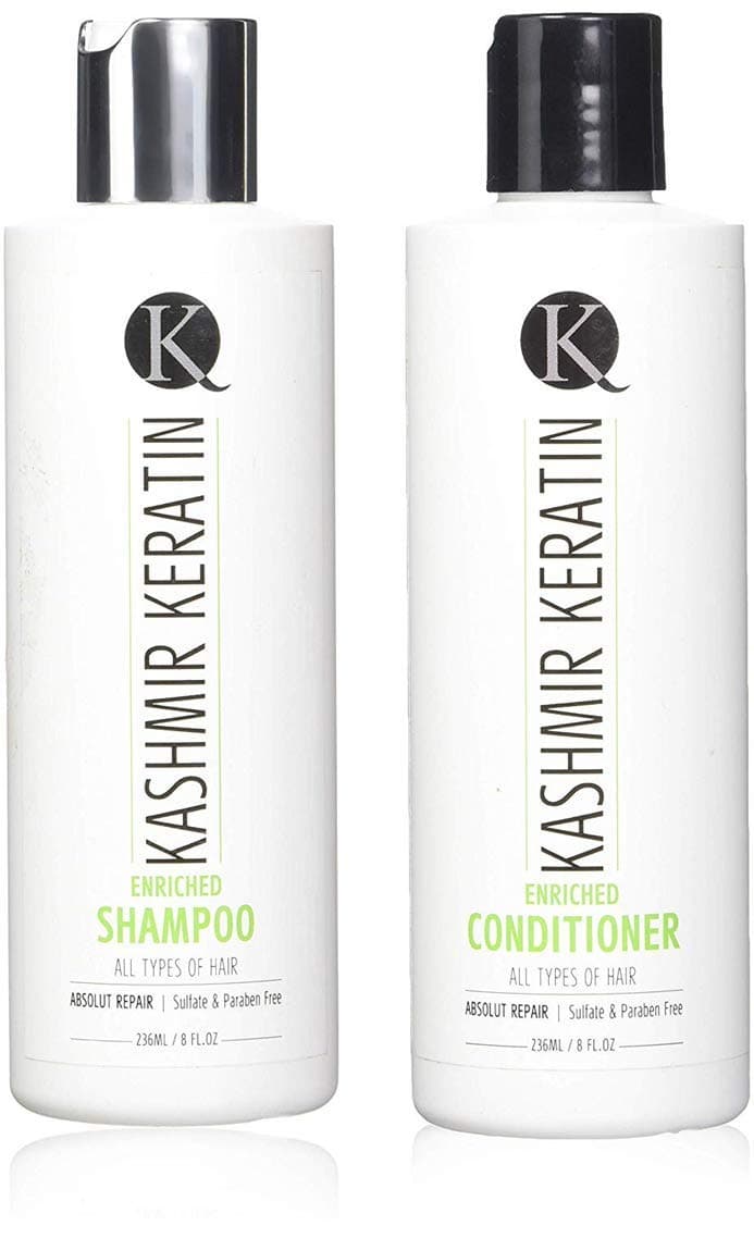 Kashmir Keratin 8.0 oz Hair Care Set (8 Ounce Shamp/Cond)