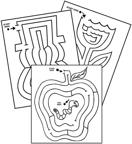 THERAPRO Raised Line Seasonal Mazes
