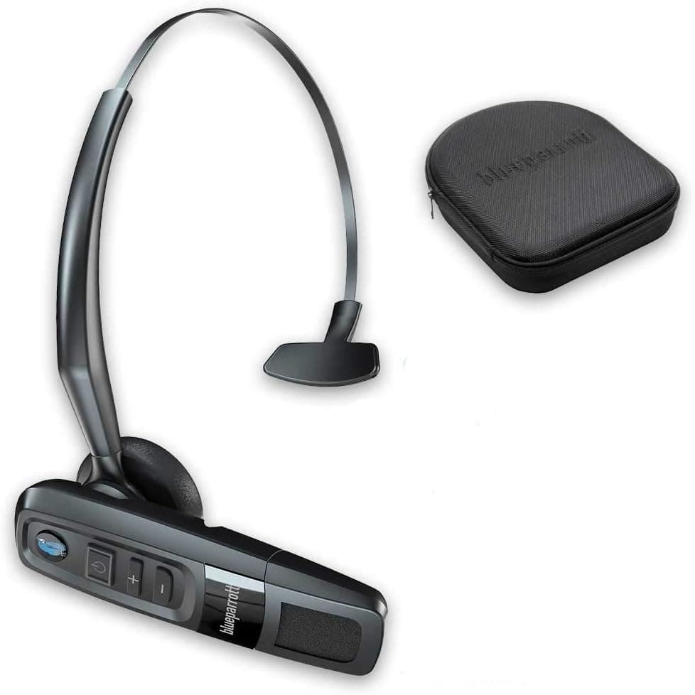 BlueParrott C300-XT Wireless Headset with Bonus Protective Carrying Case