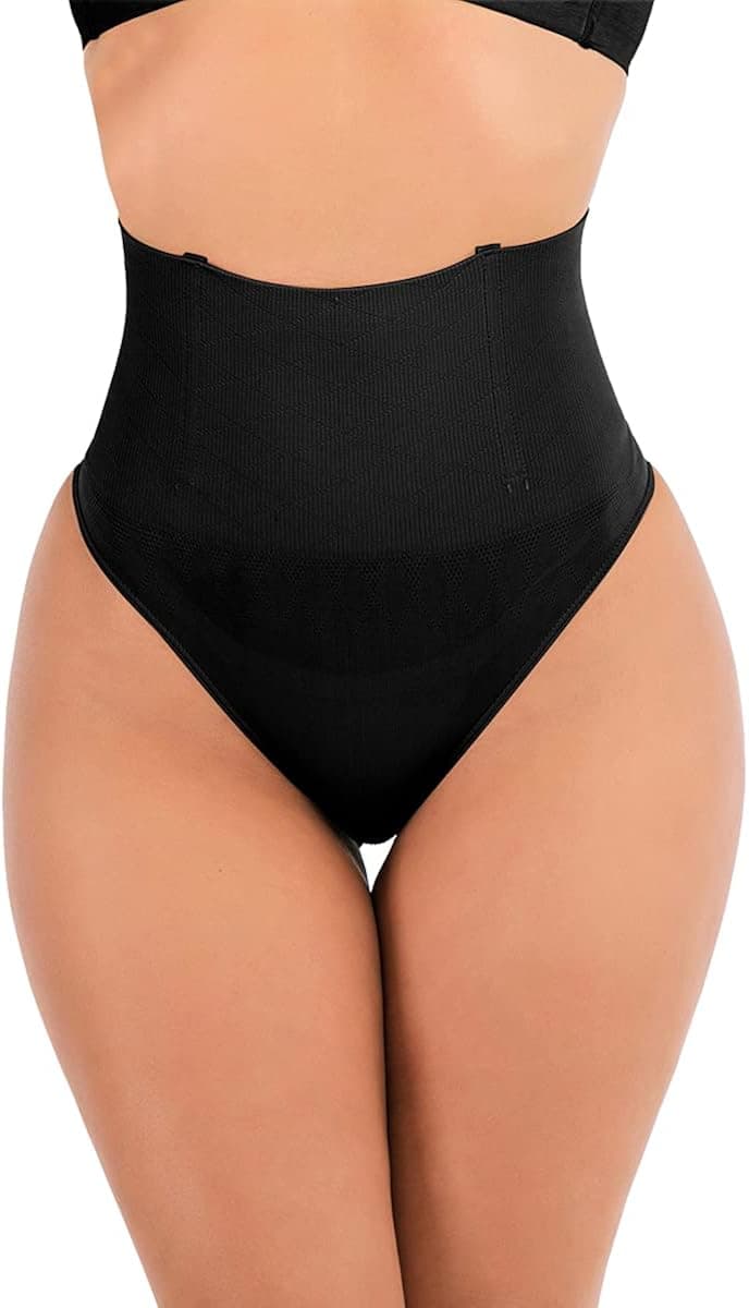 FUT Tummy Control Thong Shapewear for Women Waist Cincher Girdle Seamless Thongs Panties Body Shaper Underwear