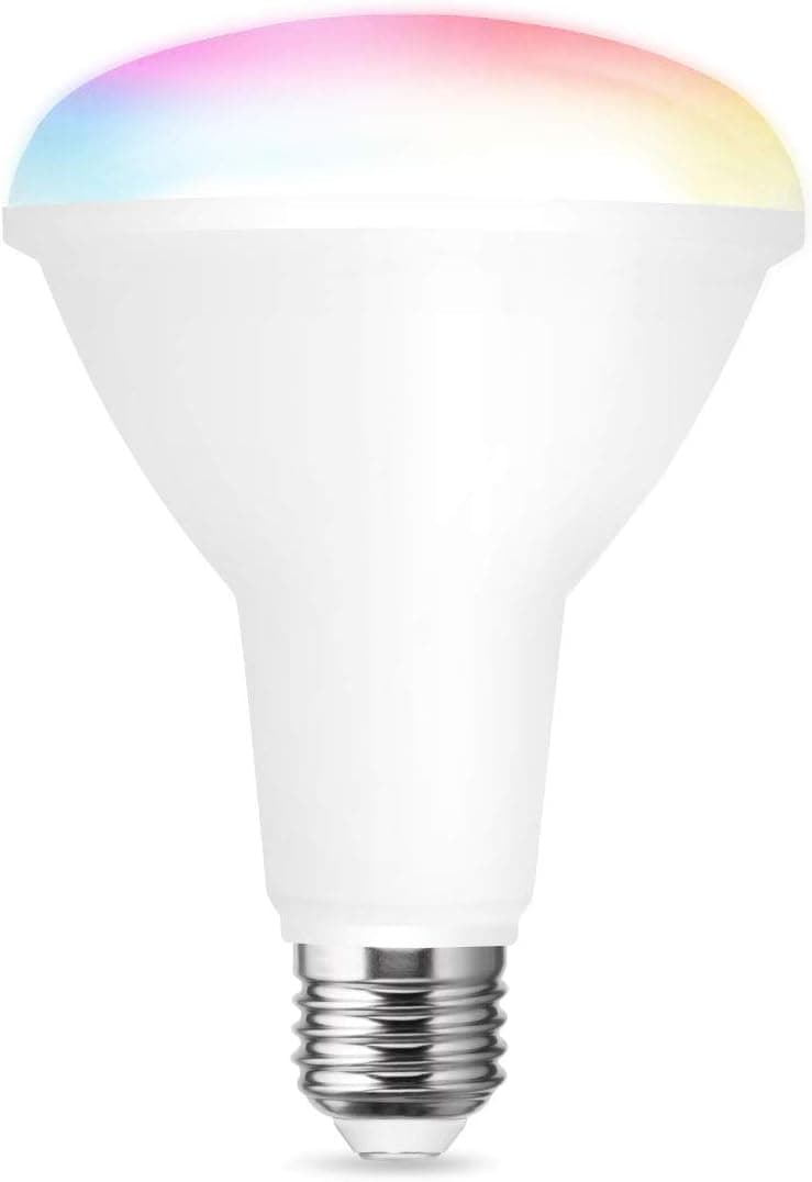 BR30 Smart Light Bulb, LOHAS Color Changing Light Bulbs, E26 Medium Base 14W(100W Equivalent) RGB Light Bulbs Work with SIRI, Alexa, Google Assistant, 1350LM, Perfect for Home Office Party