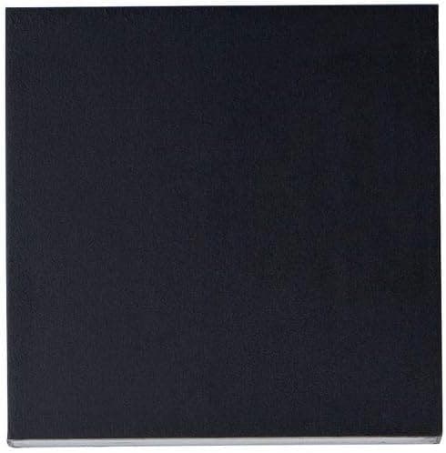 ET2 E23214-BK Brik ADA / JA8 Compliant Low Profile Square LED Outdoor Wall Sconce, 2-Light 20 Total Watts, 6" H x 6" W x 6" L, Black