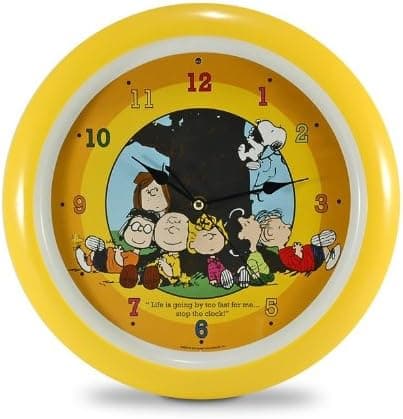 The Peanuts Gang Sound Clock - 13.2inches