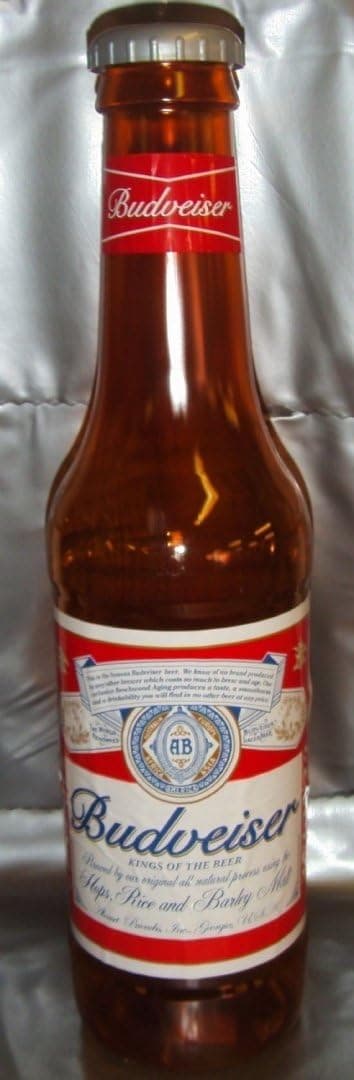 Holland Plastics Original Budveiser Fun Money Bottle/Savings Money Bottle/Money Box 60 Cm Height