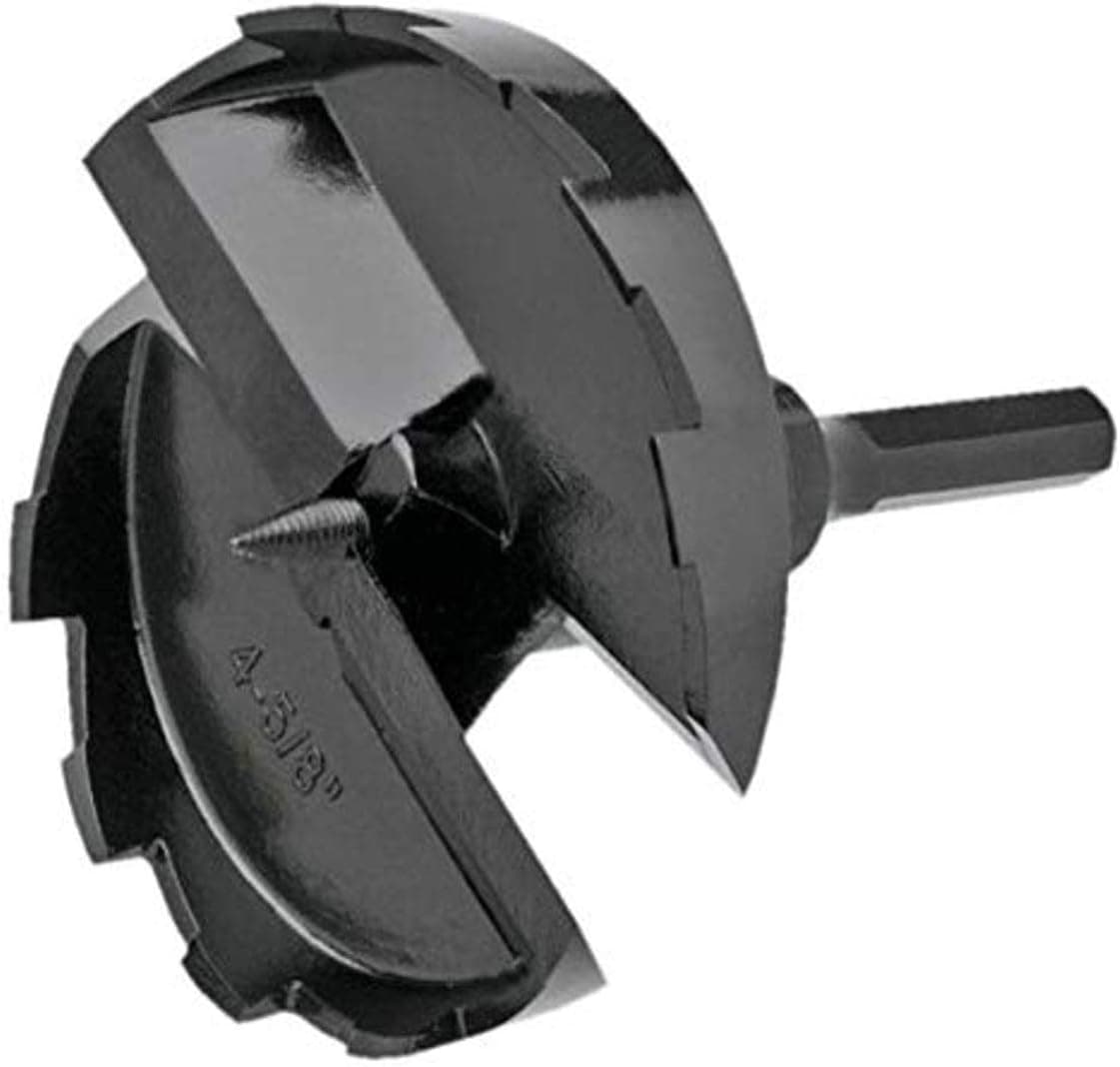 Steelex D3654 4-5/8-Inch Heavy Duty Forstner Bit with Screw Tip , black