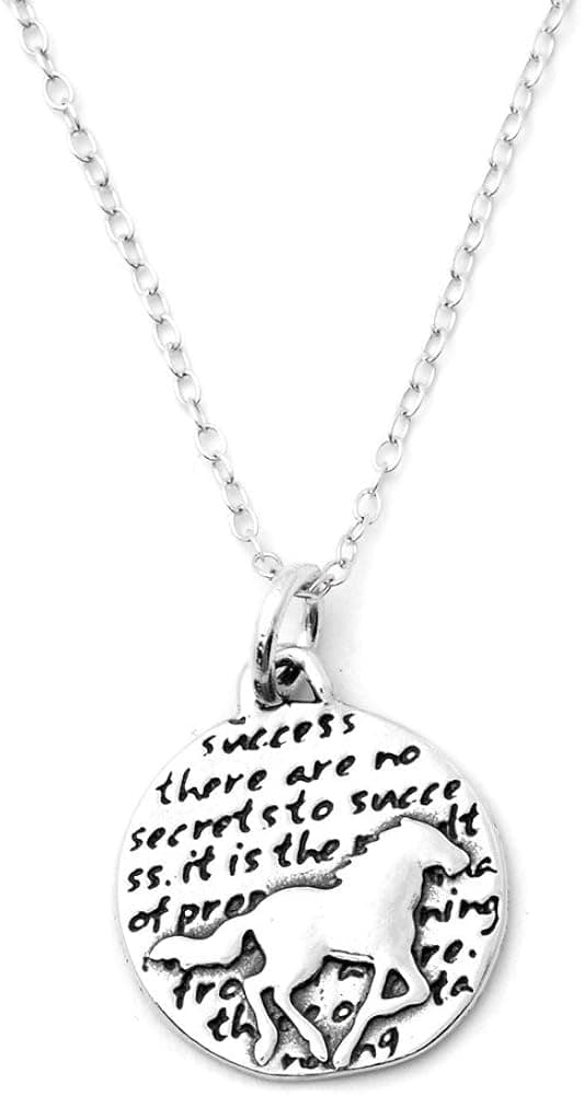 KEVIN N ANNA Animals Inspirations Sterling Silver Pendant Necklace (Horse)