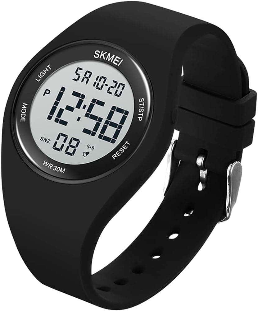Gosasa Casual Simple Style Silicone Strap Women Men Sports Watches 30M Waterproof