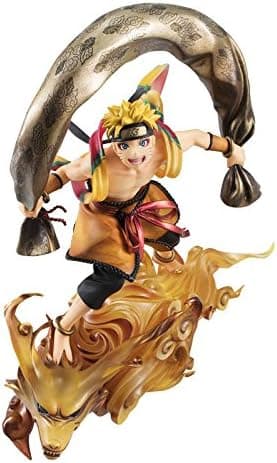 MegaHouse Naruto Shippuden Naruto Uzumaki Raijin GEM Series Remix Statue Figure