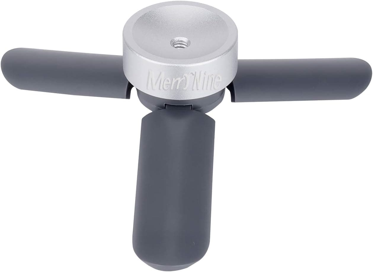 MerryNine Stand for Crystal Ball; Aluminium Alloy Base with Silica Gel Support Suit for 50mm to 110mm diameter's Ball, Stand with 1/4"-20 Female Thread Easily to Mount on Camera Tripod.